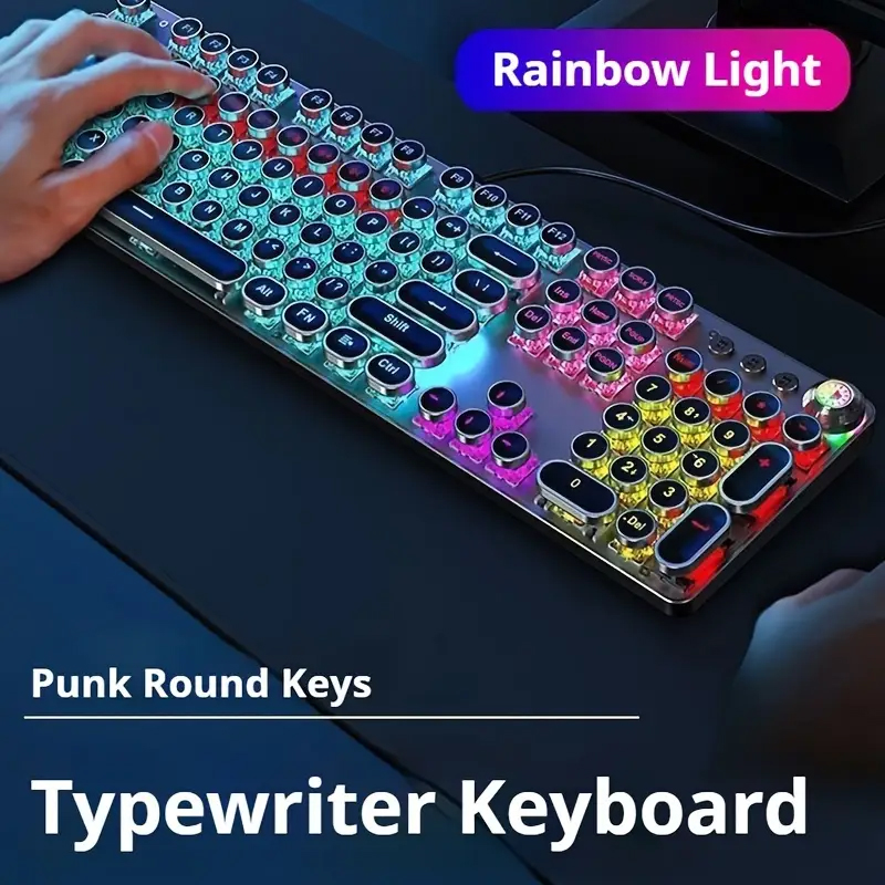 Gaming Keyboard Corsair - Ewetn punk máquina de escrever teclado
