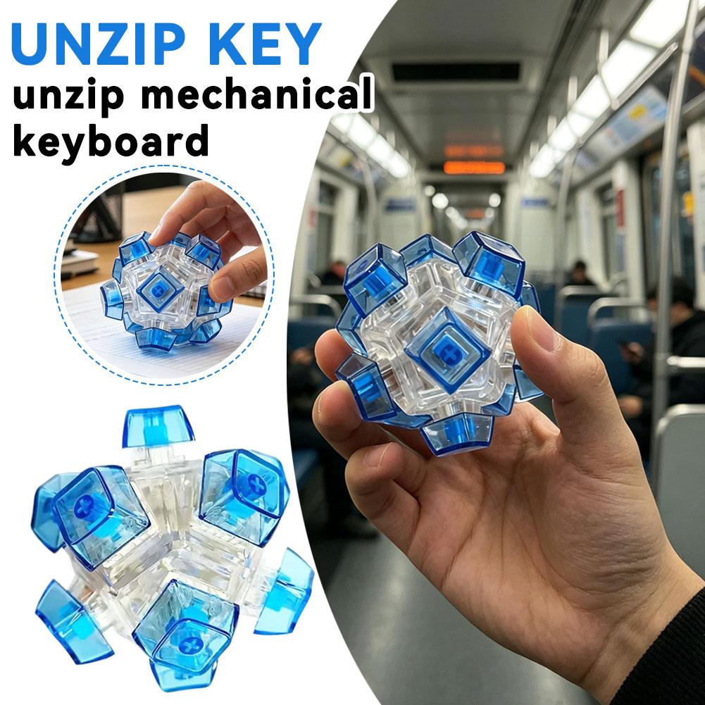 Mechanical Switch Tester - Brinquedo Fidget Criativo de 12 Lados