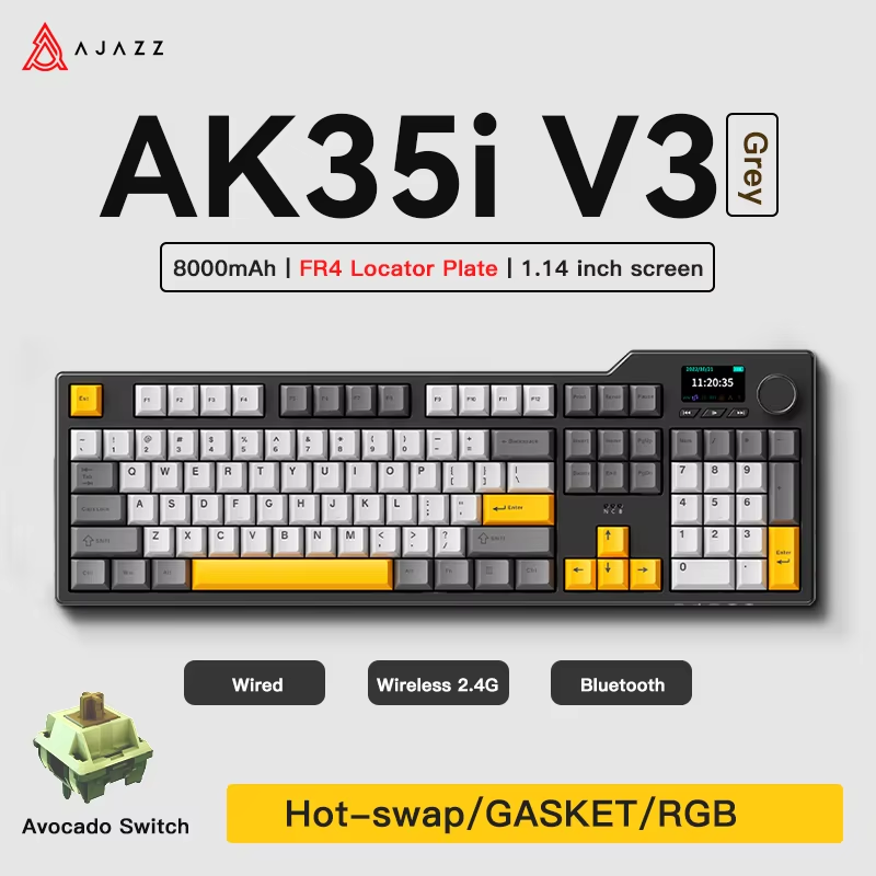 Teclado Gamer Ajazz AK35I V3 M - Gaming Keyboard Corsair avaliação e preço
