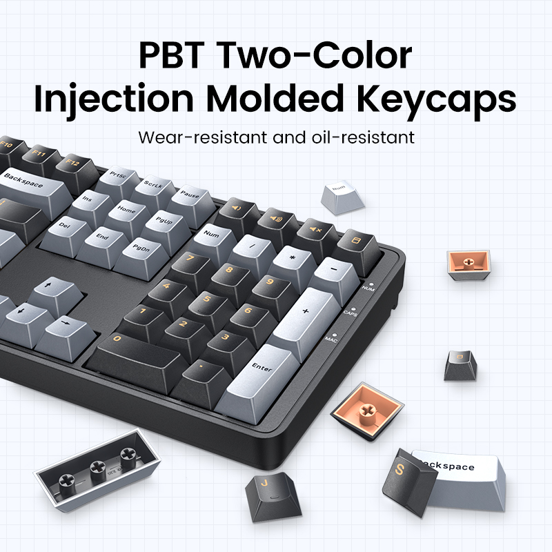 UGREEN-108 PBT Keycaps Teclado - Gaming Keyboard Corsair avaliação e preço