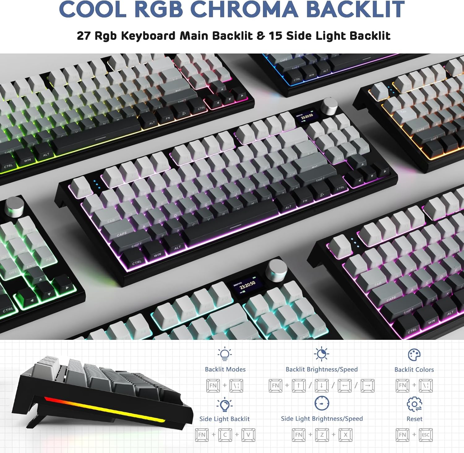 Teclado Mecânico Sem Fio ATTAC - Gaming Keyboard Corsair avaliação e preço