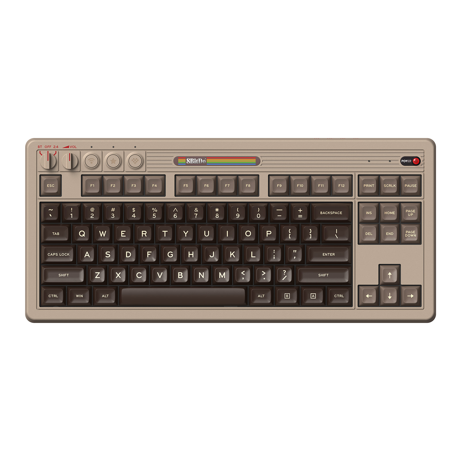 Teclado mecânico retrô 8BitDo, - Gaming Keyboard He avaliação e preço