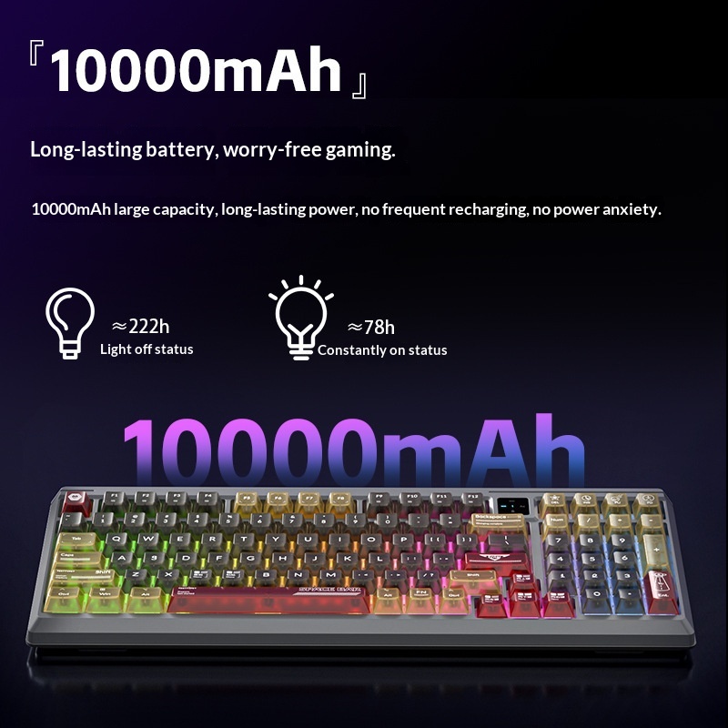 Teclado Mecânico Tri-Mode T98  - Gaming Keyboard Not Typing avaliação e preço
