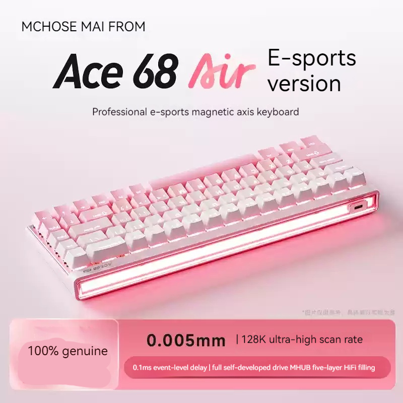 Teclado mecânico de eixo magné - Gaming Keyboard He avaliação e preço